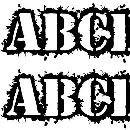 War Wound Font File