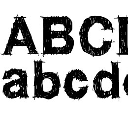 WC RoughTrad Bta Font File