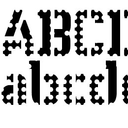 WC Wunderbach Perfo Bta DemiBold Font File