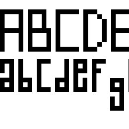 webPixel Font File