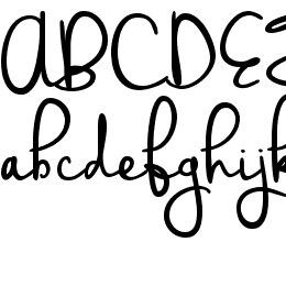 Wedding Chardonnay Font File