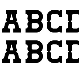 West Test Font File