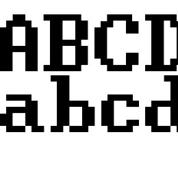 Windows Command Prompt Font File