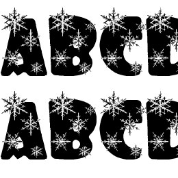 winterflakes Font File