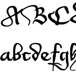 WirWenzlaw Rough Font File