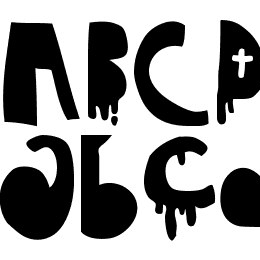 woodcutter hungry pig Font File