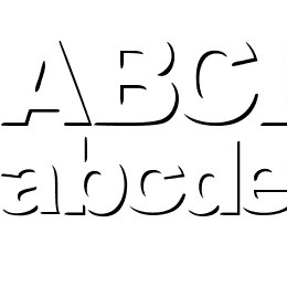 woodcutter invisible Font File