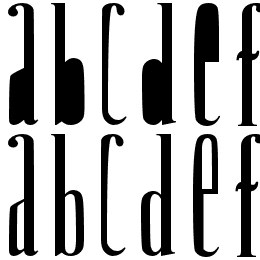 Woodcutter Jet-Set Font File