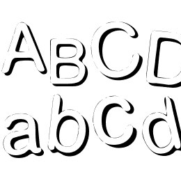 WOODCUTTER SUTIL SHADOW Font File