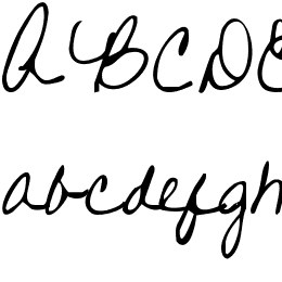 Written on His Hands Font File