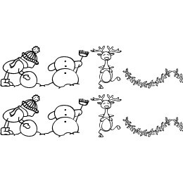 xmas cartoon Font File