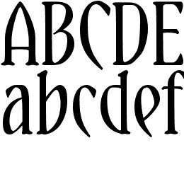 Yataghan Font File