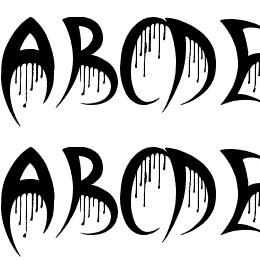 Your Bloody Choice Font File