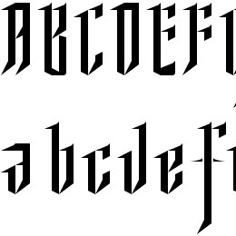 Ysgarth English Normal Font File