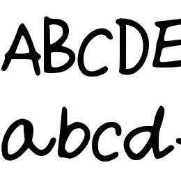 yuimessyhand Font File