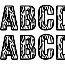 Zebraliner Font File